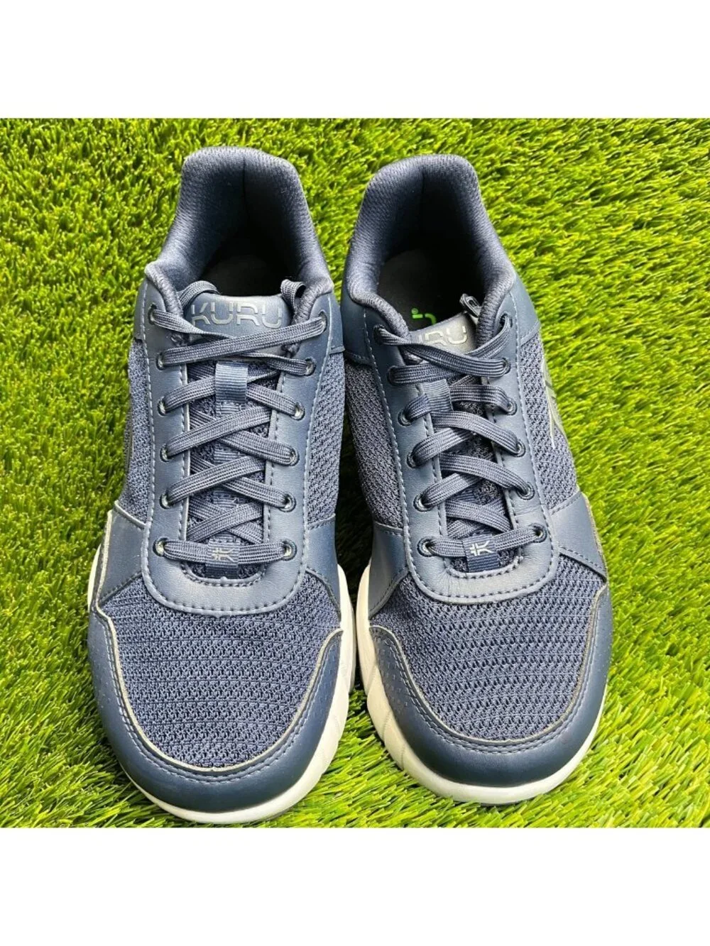 Kuru Quantum 2.0 Mens Size 9.5E Blue Athletic Running Walking Shoes Sneakers